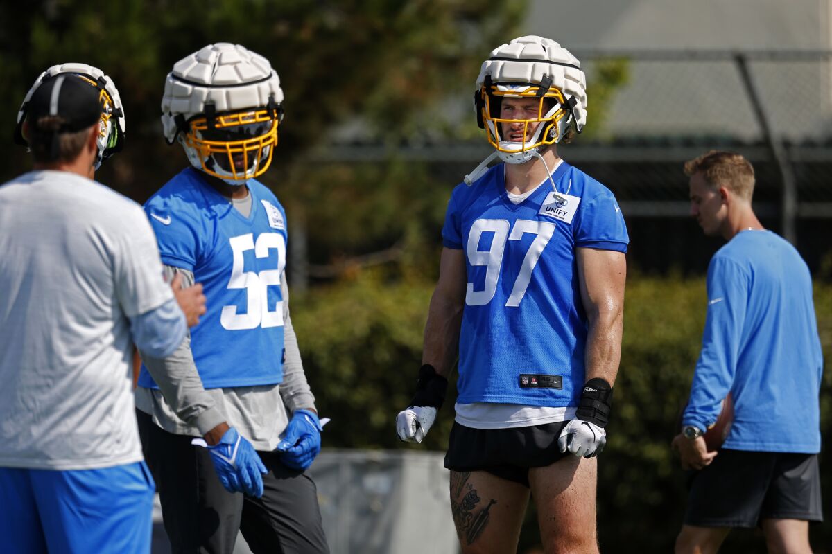 Chargers' Joey Bosa Returns With A New Number And A Splash Of
